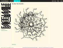 Tablet Screenshot of facsimilemagazine.com